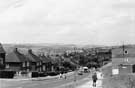View: s27191 Southey Green Road junction with Dryden Way first right looking towards the Wordworth Avenue roundabout 