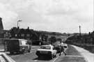 Southey Green Road looking towards Wordsworth Road roundabout and flats on Dryden Way in the background