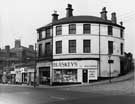 Nos. 125, Blaskeys, wallpaper shop; 123, The Cherry Pie Cafe and Sandwich Bar, Spital Hill from the junction of Spital Street Nos. 125, Blaskeys, wallpaper shop; 123, The Cherry Pie Cafe and Sandwich Bar, Spital Hill from the junction of Spital Street