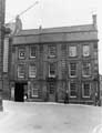 Broadbent House also known as Old Bankers House, No. 3, Hartshead showing the entrance to St Peters Close under the archway