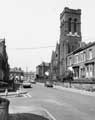Highfield Place from the junction of Holland Road looking towards London Road with Nos. 25; 27 and St Barnabas Church right