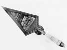 Ceremonial trowel assayed in London used to lay the foundation stone of Upperthorpe and Highfield Libraries, Friday 27th November, 1874