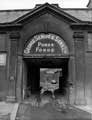 Entrance to George Senior and Sons Ltd., steel manufacturers, Ponds Forge, Sheaf Street