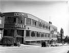 Sheffield Twist Drill and Steel Company Ltd, Dormer Drills, Cemetery Road at the junction with Summerfield Street looking towards Cemetery Road Baptist Church
