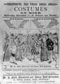 Advertisement for Frederick Hill and Sons, theatrical and fancy costumier, No. 58 Broad Street, Park