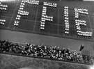 Children's display at Hillsborough football ground for the royal visit of Queen Elizabeth II and HRH Duke of Edinburgh