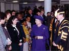 Queen Elizabeth II at the opening of Phase One of the new Campus 21 Development at Sheffield Hallam University