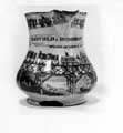 Jug presented to a foreman of the contractors who built the Sheffield and Rotherham Railway, opened 31st October 1838
