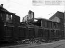 Gale damage at the former premises of Sheffield Machine Knife Co. Ltd., Nursery Street Works, No. 69 Nursery Street looking North West