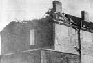 Gale damage to new houses, Redmires Road