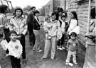 View: s28556 South Vietnamese refugees arriving at Moorside Approved School for Girls, Blackbrook Road, Fulwood. Cao Thi Chanh and his mum (centre) 