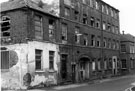 View: t00147 Entrance to Britannia Works, Love Street, formerly Henry Dixon Ltd., confectionery manufacturers looking towards the junction with Water Street