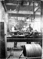Machine shop at Askham Brothers and Wilson Ltd., steel manufacturers, Yorkshire Steel and Engineering Works, Crucible Steel Foundry, No. 78 Napier Street
