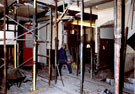 Interior of Old Red Lion public house, Nos.18 - 20 Holly Street, under refurbishment