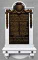 War memorial tablet at James Dixon and Sons Ltd., Cornish Place