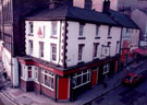 View: t00283 Norfolk Arms public house, No. 26 Dixon Lane at the junction of Shude Hill