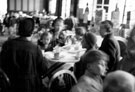 Sunday school children from Oak Street United Methodist Church in Graves Park pavilion, 1937/1938
