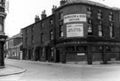View: t00421 Moore Street at junction of Hanover Street, from Ecclesall Road, No 152, Moore Street, Burgon and Son Ltd., Grocers