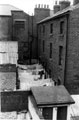 View: t00422 Court 7, Hanover Street, right, toilets in foreground belong to Ecclesall Tavern, properties in background front onto Moore Street