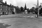 Handsworth Road looking towards St. Mary's Church, cottages on left were later demolished, also includes No. 359, Leslie C. Gray, Butchers (picture shows acute bend) Handsworth Road looking towards St. Mary's Church, cottages on left were later demolished, also includes No. 359, Leslie C. Gray, Butchers (picture shows acute bend)