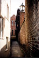 Wheats Lane, between Paradise Street and North Church Street, former Jewish Synagogue, North Church Street, in background