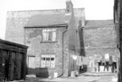Court No. 7, House No. 2, Oborne Street with Nos. 3 and 4 (extreme right) and property from Bernard Terrace in the background, Burngreave Redevelopment Area