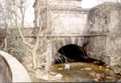 View: t00623 Bridge over the Porter Brook, supporting the gatehouse, General Cemetery