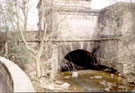 View: t00623 Bridge over the Porter Brook, supporting the gatehouse, General Cemetery