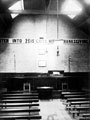 Interior of a Church, most probably, Meersbrook Baptist Chapel, Derbyshire Lane, also used as Seventh Day Adventist Mission Room Interior of a Church, most probably, Meersbrook Baptist Chapel, Derbyshire Lane, also used as Seventh Day Adventist Mission Room