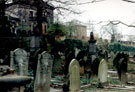 View: t00694 Gravestones, General Cemetery, General Cemetery Company Offices in background