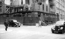 Blitz damaged Walker and Hall Ltd., Electro Works, junction of Eyre Street and Howard Street, prior to demolition and rebuilding