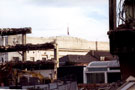 Demolition of Town Hall Extension (known as the Egg Box (Eggbox)) looking towards Central Library