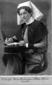 Nurse, possibly matron, at Wharncliffe War Hospital (former S.Y. Asylum also referred to as Wadsley Asylum, later Middlewood Hospital)