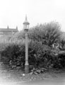J. E. Webb Sewer Gas Destructor Lamp No. 36 installed 3rd May 1923 at the junction of Well Lane and Worrall Road, Wadsley