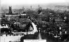 Elevated view towards City Centre from University of Sheffield. St. George's Church and Jessop Hospital, left, Leavygreave, centre Elevated view towards City Centre from University of Sheffield. St. George's Church and Jessop Hospital, left, Leavygreave, centre
