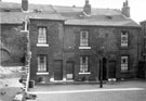 Court No. 23, (right to left), House Nos. 1, 5 and 6, (rear of No. 163), Woodside Lane. Demolished Dec. 1959