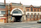 View: t01161 Former Brightside Foundry and Engineering Co., Wicker Iron and Engineering Works, later became Dewire's Wholesale Drapery Electrical, Spital Hill