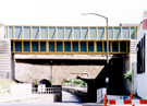 Railway Bridge and Aqueduct over the former Turnpike Road, Worksop Road looking towards Darnall Railway Bridge and Aqueduct over the former Turnpike Road, Worksop Road looking towards Darnall