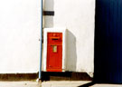 Post box in the wall of Thomas Clarke and Sons (Sheffield) Ltd., iron founders and engineers, No. 401 Attercliffe Road