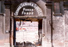 Remains of George Senior and Sons Ltd., steel manufacturers, Ponds Forge, Sheaf Street, prior to construction of Ponds Forge Sports Centre