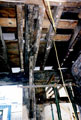 Renovations to the timber-framing, 1992-1993, at Old Queen's Head public house, Pond Hill (formerly the Hall in the Ponds)