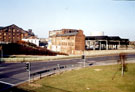 View: t01374 General view of Canal Basin taken from Park Square roundabout