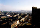 View: t01390 Elevated view of Langsett Road looking towards City Centre taken from Kelvin Flats
