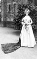 May Queen, Gillian Cowling, outside Greenhill Methodist Church, School Lane