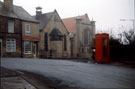 Corner of Western Road and Northfield Road, Crookes showing St. Luke's Methodist Church