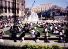 The Peace Gardens looking towards construction of Winter Garden