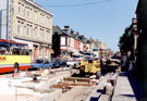 Langsett Road during the construction of Supertram Langsett Road during the construction of Supertram