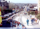 View: t02057 Langsett Road during the construction of Supertram