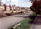 White Lane, Gleadless, during the construction of Supertram