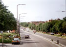 Ridgeway Road prior to the construction of Supertram
